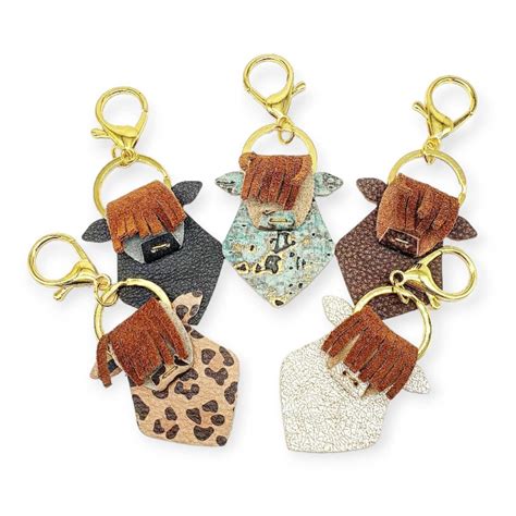 Cow Pouch Bag Charm 